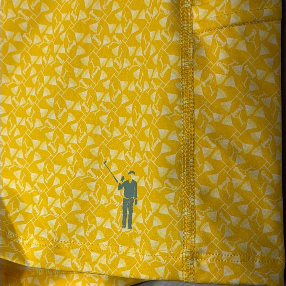 NWT William Murray‎ Golf Underall Martini Graphic Shorts